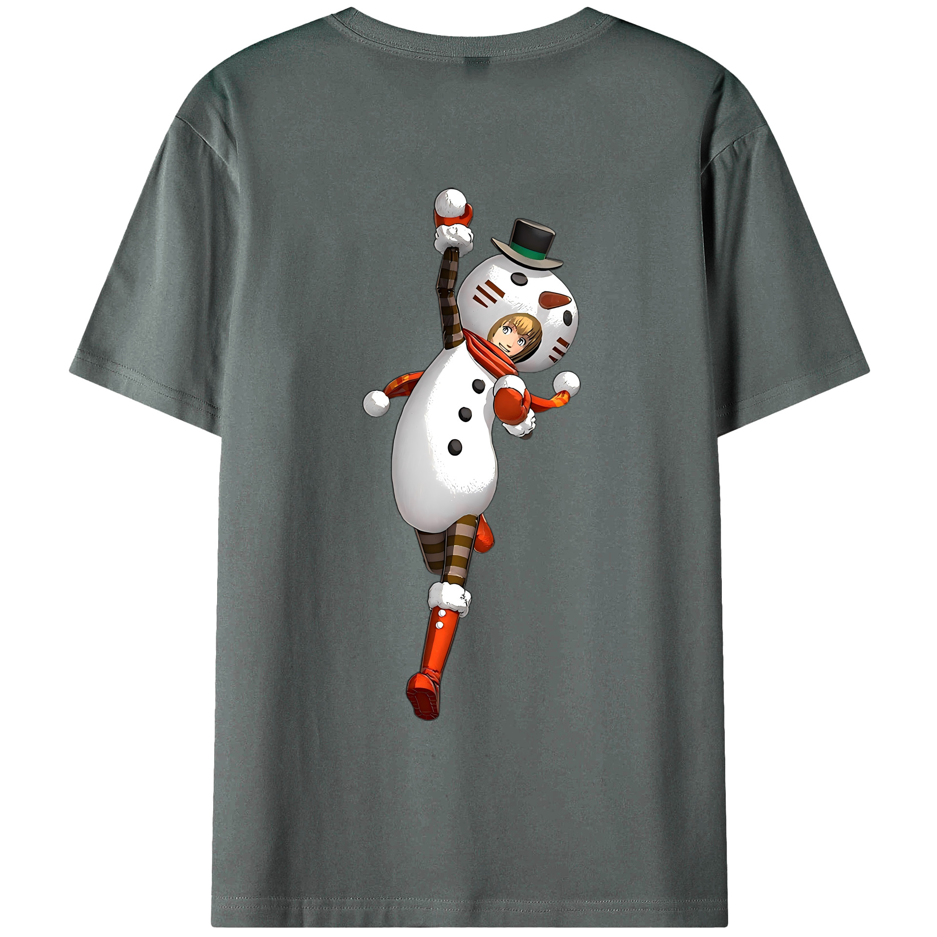 （画像用） 進撃の巨人 アルミン·アルレルト Attack on Titan Armin Arlert 綿100％ メンズ半袖Tシャツ（バックプリント） 通気性